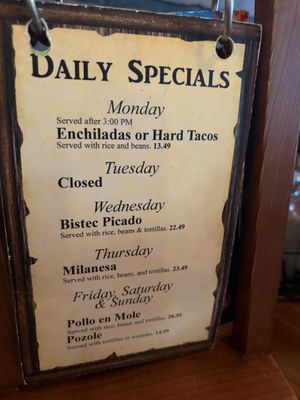Menu photo 1 Eduardo's Mexican Restaurant Corona, CA