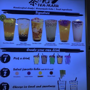 Tea Maru - Menu - Bubble Tea Near Me - San Gabriel, California