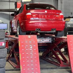 After getting new tires, I am now at their other shop getting an alignment! These guys are great! Shukriya! After getting new tires, I am now at their other shop getting an alignment! These guys are great! Shukriya!