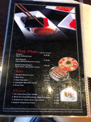 Menu photo 8 Kazama Sushi Claremont, CA Menu photo 8 Kazama Sushi Claremont, CA