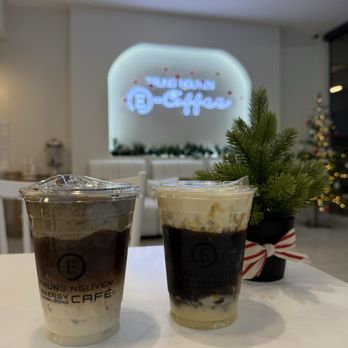 Trung Nguyen E-Coffee - black sesame espresso & corn cream - Coffee & Tea Near Me - Long Beach, California