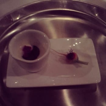 Bacchanalia - Amuse bouche sorry for the bad lighting. I didn't wanna look like a dbag taking pics with a flash - New American Near Me - Atlanta, Georgia Bacchanalia - Amuse bouche sorry for the bad lighting. I didn't wanna look like a dbag taking pics with a flash - New American Near Me - Atlanta, Georgia