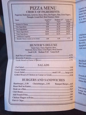 Menu photo 8 Hunter's Pizza Scarborough, ON Menu photo 8 Hunter's Pizza Scarborough, ON