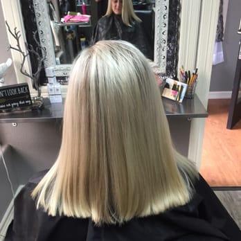 Venetian Salon - Blonde Lob by April - Makeup Artists Near Me - Keller, Texas