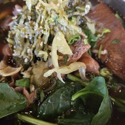 Beef noodle soup with sauerkraut Beef noodle soup with sauerkraut