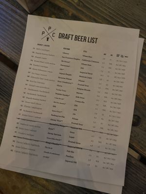 Menu photo 2 The Plank Pizza Co Beer Parlor Saddle Brook, NJ Menu photo 2 The Plank Pizza Co Beer Parlor Saddle Brook, NJ