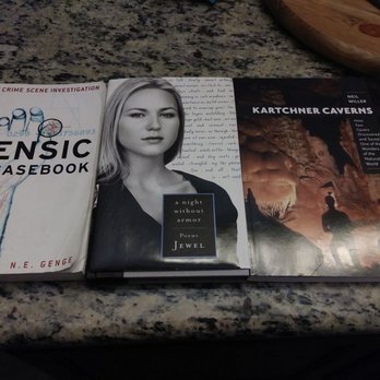 Goodwill - Foensic Casebook, Jewel Poems, and a signed copy of Kartcher Caverns book. :) - Used, Vintage & Consignment Near Me - Peoria, Arizona Goodwill - Foensic Casebook, Jewel Poems, and a signed copy of Kartcher Caverns book. :) - Used, Vintage & Consignment Near Me - Peoria, Arizona