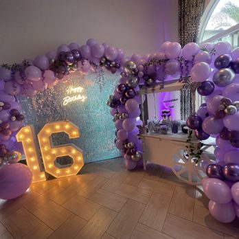 Toller Creations - Sequin Shimmer Wall and Marquee number - Party Equipment Rentals Near Me