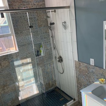 Build Ur Dream - View of Shower and new sink - General Contractors Near Me - Burlingame, California Build Ur Dream - View of Shower and new sink - General Contractors Near Me - Burlingame, California