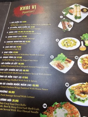 Menu photo 1 Viet's Restaurant Colorado Springs, CO Menu photo 1 Viet's Restaurant Colorado Springs, CO