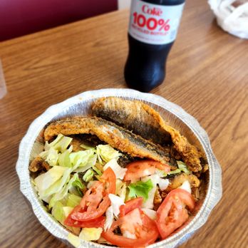 Halal Bite - Writing Over Rice - Halal Near Me - Coram, New York