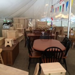 Country Cottage Authentic Wood Furniture - Some of the items in out Tent Sale. Ongoing Thru Labor Day