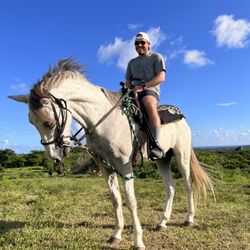Nick's Scenic Equine Tours - My husband riding Limerick