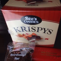 Orange Krispys, Bordeaux Bar, and Milk Chocolate with Toffee Nuggets