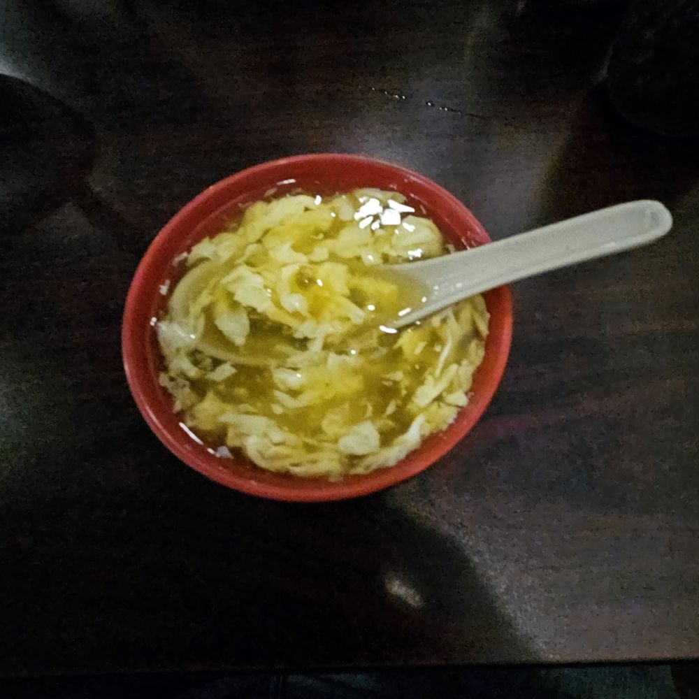 Egg drop soup Egg drop soup