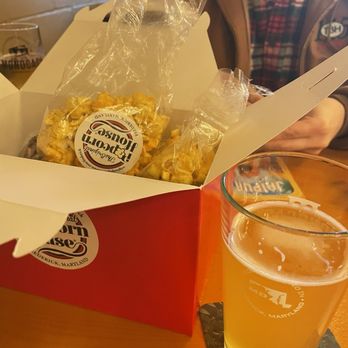 Monocacy Brewing Company - We brought some snacks for nibble while we are enjoying the beer - Breweries Near Me - Frederick, Maryland