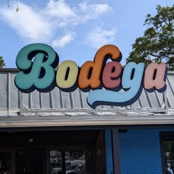 Bodega - The roof sign