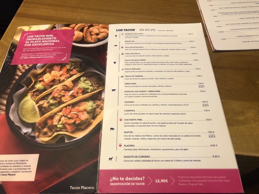 Menu photo 2 La Chelinda Madrid, M