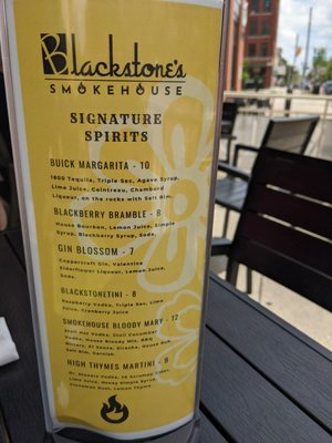 Menu photo 3 Blackstone's Smokehouse Flint, MI