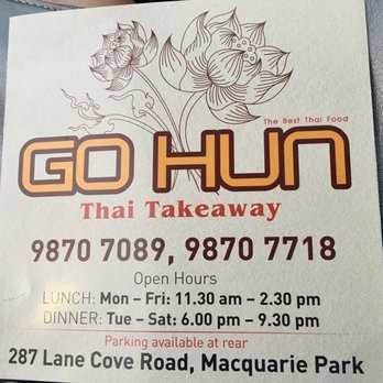 Go Hun Thai Take Away - Thai Near Me - Macquarie Park, NSW