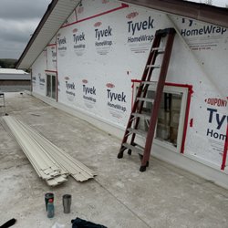 Gurgul Brothers Home Improvements - Tyvek wrapped ready for siding