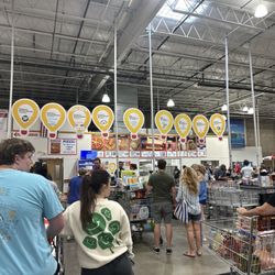 Costco - Standing in line with Memorial Day goodies