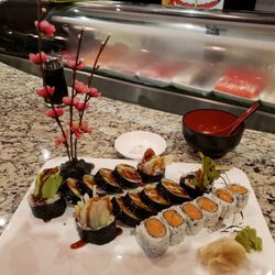 Ichiban Japanese Sushi&Steak House - 11.99 sushi 3 roll luncheon. Very good and fresh