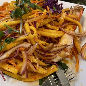 Jitlada - Mango tiger prawns $30 - Thai Near Me - Los Angeles, California