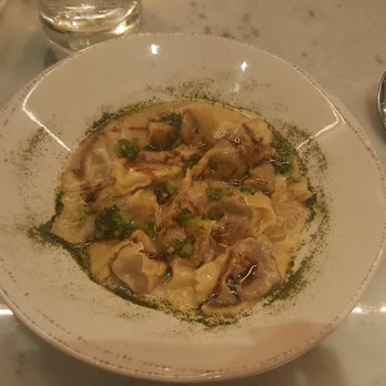 Osteria della Pace - Tortelli with braised oxtail - Italian Near Me - New York, New York Osteria della Pace - Tortelli with braised oxtail - Italian Near Me - New York, New York