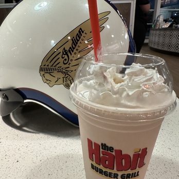 Habit Burger & Grill - The worst "chocolate" (flavorless) milk shake ever. - Burgers Near Me - El Segundo, California Habit Burger & Grill - The worst "chocolate" (flavorless) milk shake ever. - Burgers Near Me - El Segundo, California
