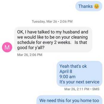 Maria's Cleaning Services - Referred for a reason - Home Cleaning Near Me - Tallahassee, Florida