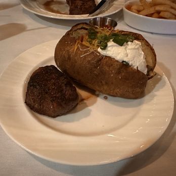 Big Sky Steakhouse - 6oz filet with loaded tater. - Steakhouses Near Me - Kinder, Louisiana Big Sky Steakhouse - 6oz filet with loaded tater. - Steakhouses Near Me - Kinder, Louisiana