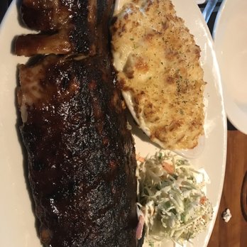 J. Alexander's - Redlands - ribs with plain Mac and cheese and coleslaw - New American Near Me - Ft. Lauderdale, Florida