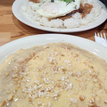 Aloha Stacks - Loco Moco (back pic) - Pancakes Near Me - El Monte, California