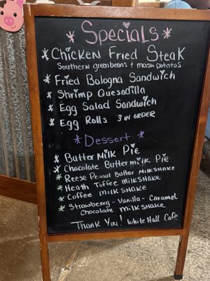 Menu photo 8 WhiteHall Cafe Navasota, TX