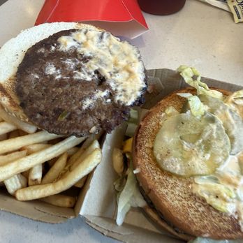 McDonald's - Pictures of the burger you can expect to get a McDonald's. If you have no standards, you'll love it.. - Fast Food Near Me - Fallbrook, California