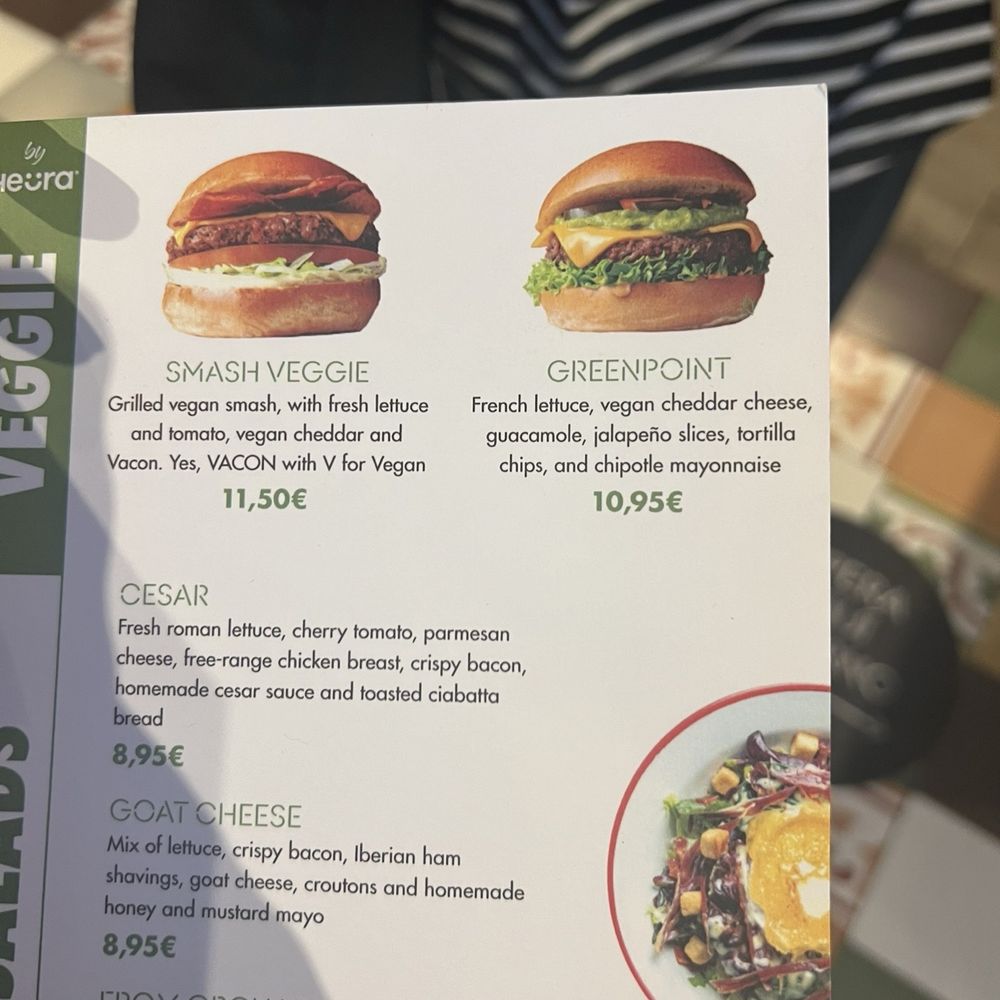 La Burguesa - Vegetarian menu - Burgers Near Me - Barcelona, B