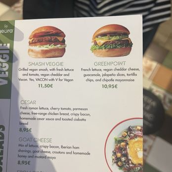La Burguesa - Vegetarian menu - Burgers Near Me - Barcelona, B La Burguesa - Vegetarian menu - Burgers Near Me - Barcelona, B