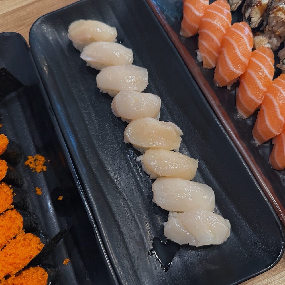 Sushi Mon - mentaiko, Masago, Fresh Scallop Nigiri Sushi, Salmon Nigiri Sushi, Ikura Nigiri, Unagi Nigiri - Japanese Near Me - Las Vegas, Nevada Sushi Mon - mentaiko, Masago, Fresh Scallop Nigiri Sushi, Salmon Nigiri Sushi, Ikura Nigiri, Unagi Nigiri - Japanese Near Me - Las Vegas, Nevada