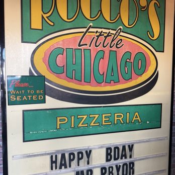 Rocco's Little Chicago - Sign - Pizza Near Me - Tucson, Arizona Rocco's Little Chicago - Sign - Pizza Near Me - Tucson, Arizona