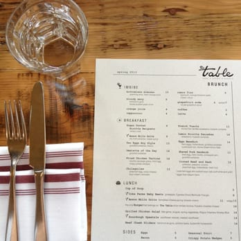 The Table - Place setting - New American Near Me - San Jose, California