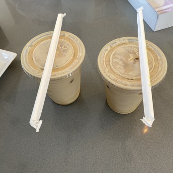 Lavender Bakery & Cafe' - Lavender Latte iced - Cafes Near Me - Berkeley, California