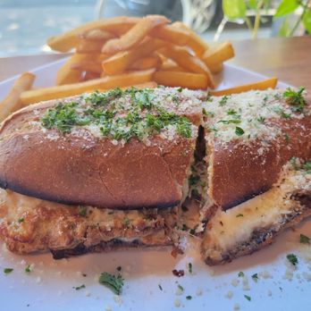 Baiano SF Pizza Hayes Valley - Eggplant Parmesan Sandwich & Fries - Pizza Near Me - San Francisco, California