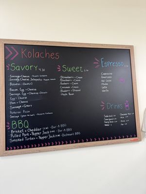 Menu photo 1 AllyAnne’s Kolache Kitchen Magnolia, TX
