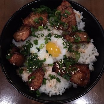 Mabu Generation - Pork jowl with house special BBQ sauce on rice - Taiwanese Near Me - Markham, Ontario