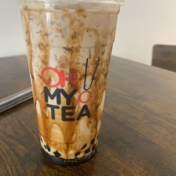 Oh My Tea - Brown sugar milk tea with tapioca - Coffee & Tea Near Me - Hutto, Texas Oh My Tea - Brown sugar milk tea with tapioca - Coffee & Tea Near Me - Hutto, Texas