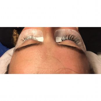 Lashes By Kim Tran - Left (before) and right is after - Eyelash Service Near Me