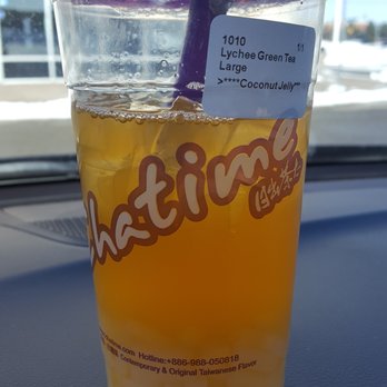 Chatime Vaughan - 2019-02-18. Chatime. Vaughan, ON. Lychee w/ Lychee Jelly. Taste "different" from other locations. Less flavour. 2 stars. - Coffee & Tea Near Me - Vaughan, Ontario