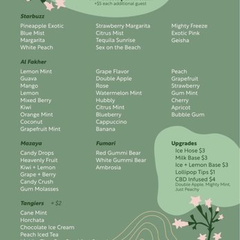 Aura Island Hookah Lounge & Cafe - Hookah menu - Hookah Bars Near Me - Austin, Texas Aura Island Hookah Lounge & Cafe - Hookah menu - Hookah Bars Near Me - Austin, Texas