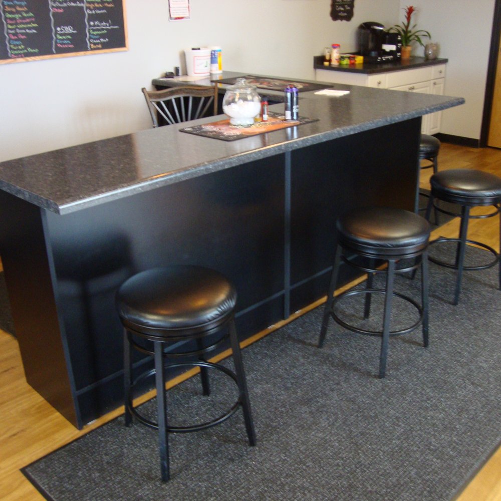 Ohm Premier Vaping - Bar area and flavor board. - Vape Shops Near Me - Ramsey, Minnesota Ohm Premier Vaping - Bar area and flavor board. - Vape Shops Near Me - Ramsey, Minnesota